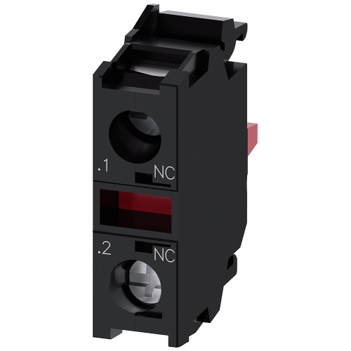 Contact module with 1 contact element, 1 NC, screw terminal, for front plate mounting, Minimum order quantity 5 or a multiple of this