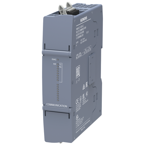 SIMATIC S7-1200 G2, CM 1241, RS232/422/485, push-in terminals; one interface mode at a time.