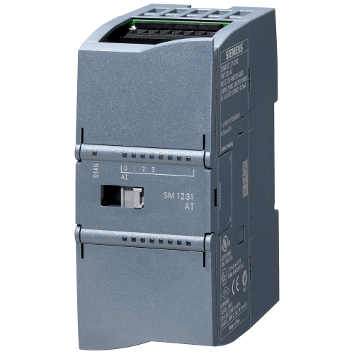 SIMATIC S7-1200, SM 1231, 4 AI, voltage/current, 13 bit.