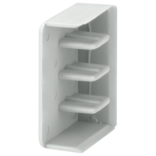 SENTRON end cap for 4-phase cuttable 5ST37 pin busbars.