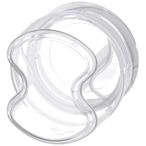 Silicone protection cap for selector switch, short, 22 mm, clear