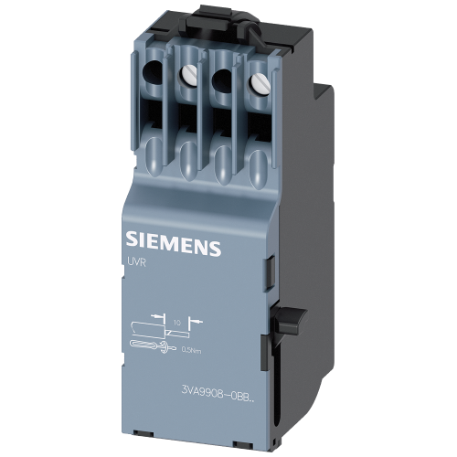 SENTRON 3VA undervoltage release, 208–230 V AC 50/60 Hz.