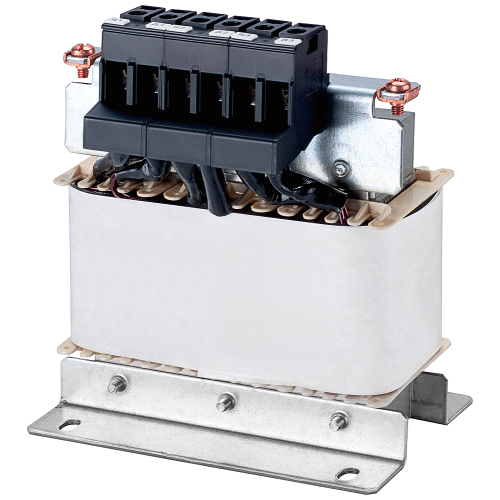 Output reactor listed by Siemens for matching SINAMICS V20 and G120C converters.