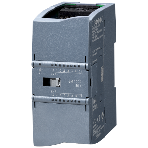 SIMATIC S7-1200, SM 1222, 16 relay outputs.