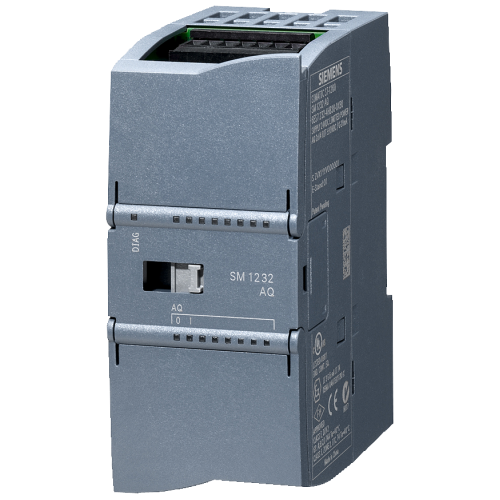 SIMATIC S7-1200, SM 1232, 4 AO, voltage/current.