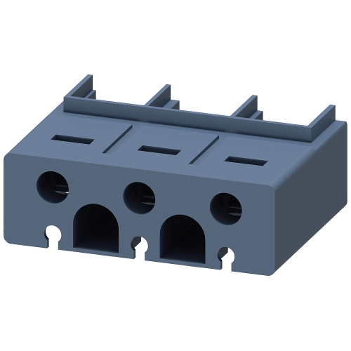 SIRIUS terminal cover for S2 3-pole contactors with screw/box terminals. Two covers required per contactor.