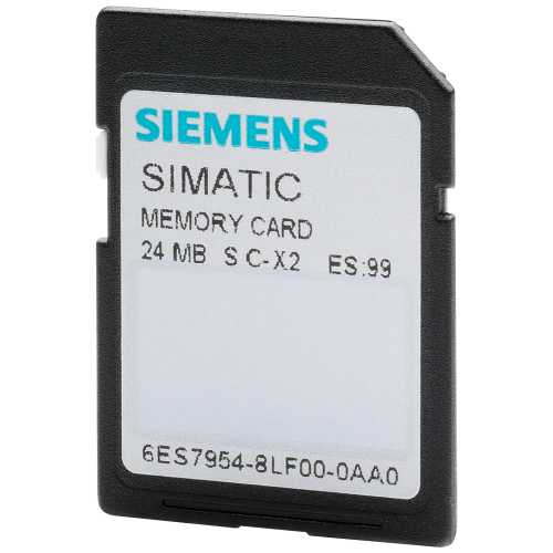 SIMATIC memory card, 24 MB, 3.3 V flash.