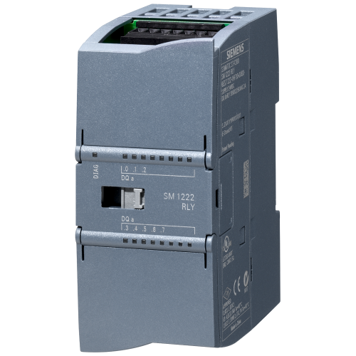 SIMATIC S7-1200, SM 1222, 8 relay outputs.
