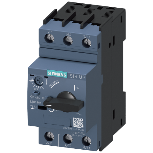 SIRIUS 3RV2011 size S00, screw-terminal motor protection breaker