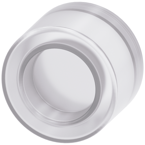 Silicone-free protective cover for pushbutton flat, 22 mm, clear