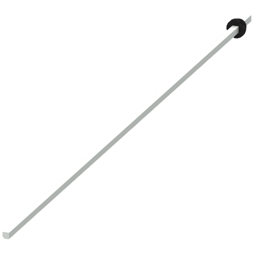 SENTRON 3LD2 switching shaft, 600 mm, 6 × 6 mm, for floor-mounted 16–125 A switches.