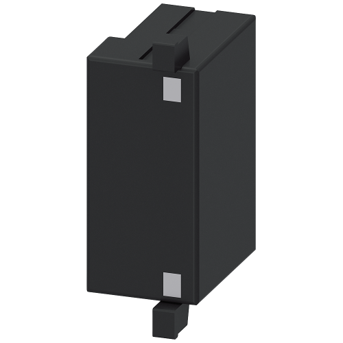 SIRIUS varistor surge suppressor for size S0, 127–240 V AC / 150–250 V DC.