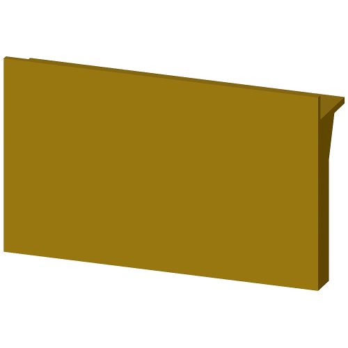 SIRIUS busbar connection-tag cover for unused S00 / S0 breaker positions.