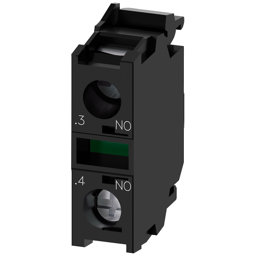 Contact module with 1 contact element, 1 NO
