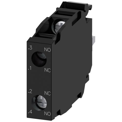 Contact module with 2 contact elements, 1 NO + 1 NC