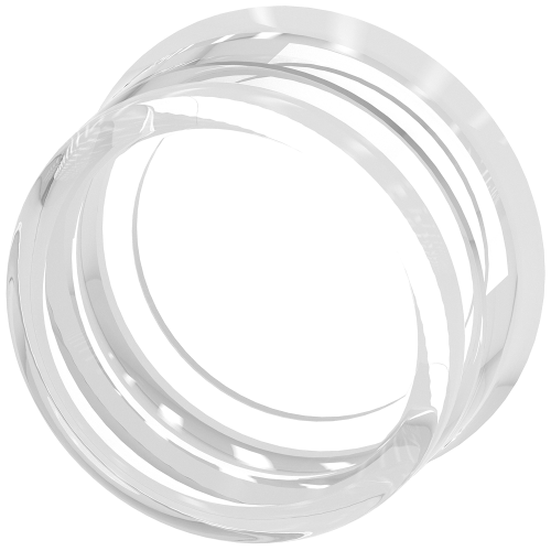 Silicone protection cap for pushbutton, flat, 22 mm, clear