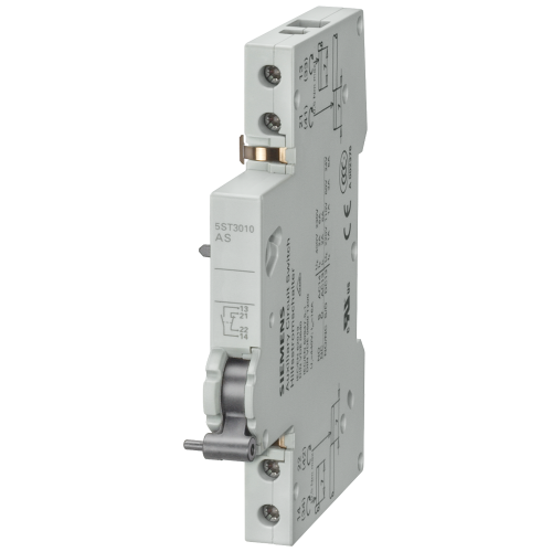 SENTRON auxiliary switch, 2 NC, for compatible 5SY4 miniature circuit breakers.