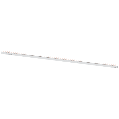 SENTRON 5ST pin busbar, 2-phase, 16 mm², 1016 mm, cuttable, for 2-pole MCBs without side accessory gaps.