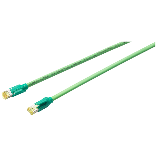 Industrial Ethernet TP cord, RJ45 to RJ45, Cat6A S/FTP, 3 m.