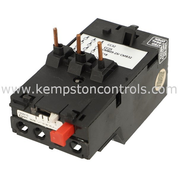 Crompton Controls Series 3000 thermal overload relay, 0.16–0.25 A, manual reset, BP blister pack containing one relay.