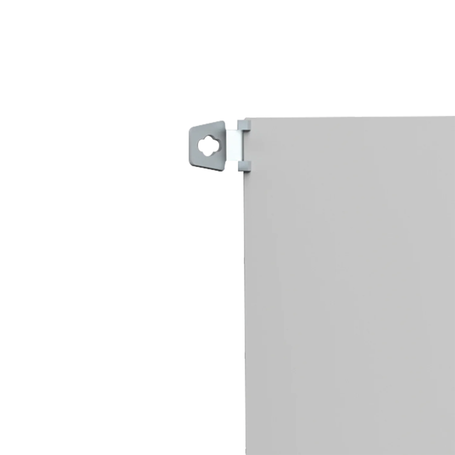 AW41 wall-mounting bracket set for MAS enclosures. Four zinc-plated steel brackets with sealing washers and fixings.