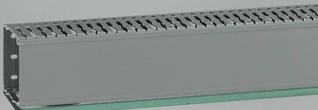 Transcab range detail showing slotted body and fitted lid