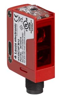 HT25C/4P-M12 photoelectric sensor, Rectangular, PNP light/dark switching, M12 4-pin.