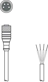 Leuze KD U-M8-4A-P1-020