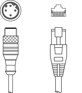 Leuze KSS ET-M12-4A-RJ45-A-P7-020
