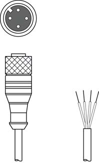 Leuze KD U-M12-4A-V1-100