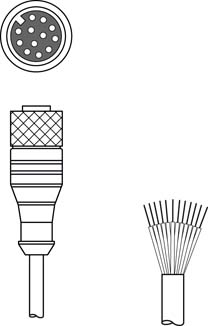 Leuze KD S-M12-CA-P1-020