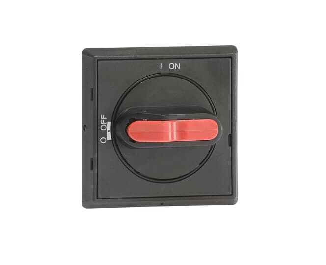 ABB OHBS2AJ selector handle, black, for OT16–125F.