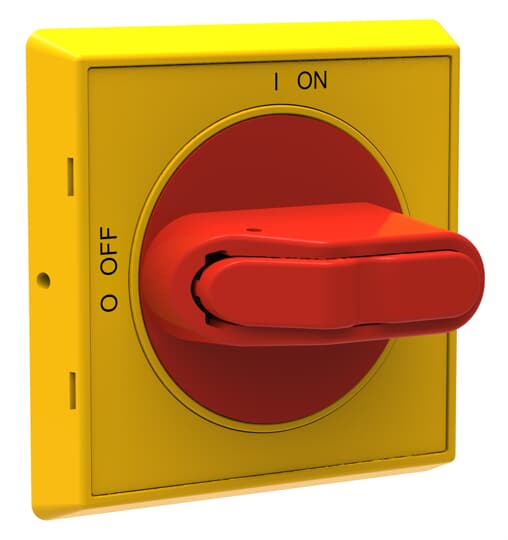 ABB OHYS2AJ selector handle, red / yellow, for OT16–125F.