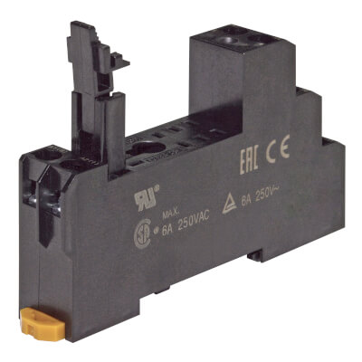 Omron P2RFZ-08-E 8-pin screw relay base for G2R-2-S.