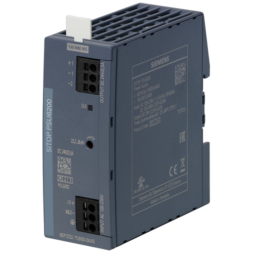 Sitop PSU6200, input 120-230V UC - output 24V/2.5 amp DC