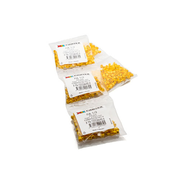 Partex slide-on markers — manufacturer range image.
