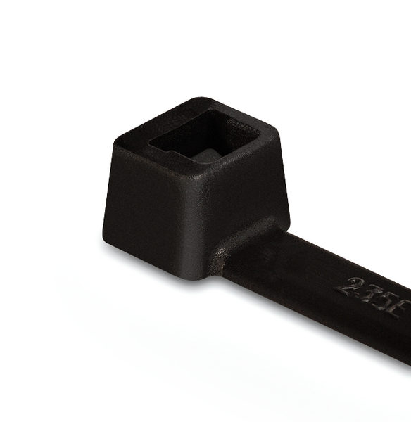 HellermannTyton T30L black standard cable tie — manufacturer range image.