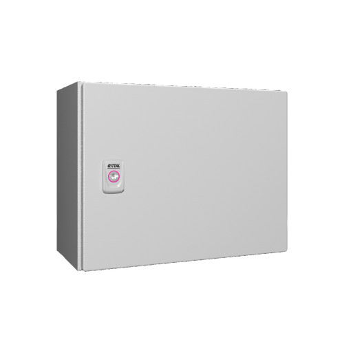 AX sheet-steel enclosure, 380 × 300 × 210 mm (W × H × D), 1 door(s), IP66