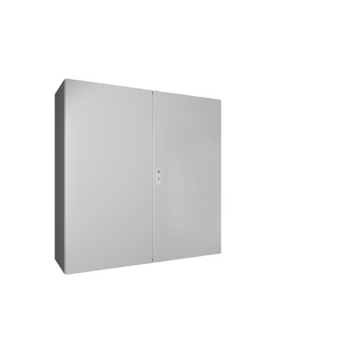 AX sheet-steel enclosure, 1200 × 1200 × 400 mm (W × H × D), 2 door(s), IP55