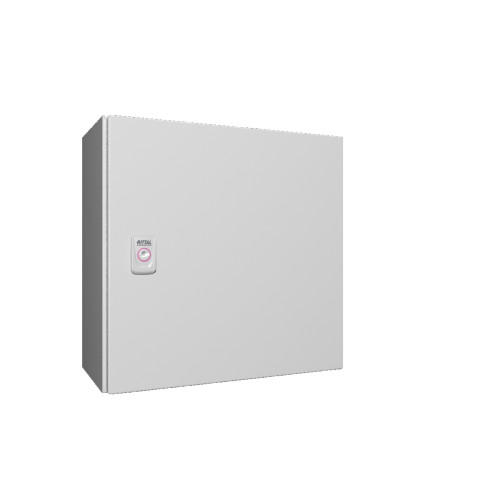 AX sheet-steel enclosure, 380 × 380 × 210 mm (W × H × D), 1 door(s), IP66