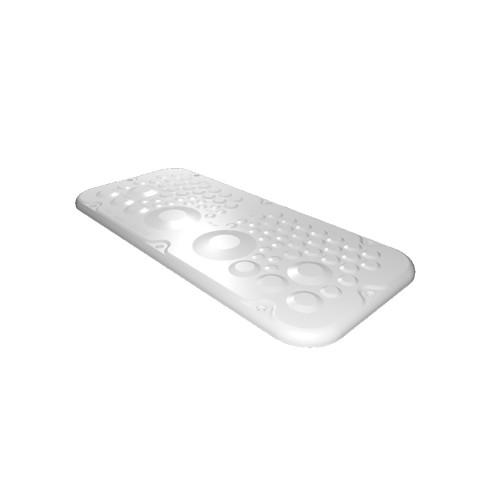 AX membrane gland plate, size 2; replaces the supplied plain plate.