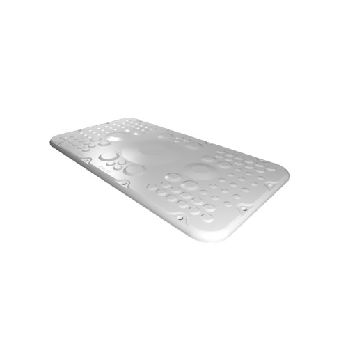 AX membrane gland plate, size 6; replaces the supplied plain plate.