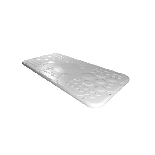 AX membrane gland plate, size 7; replaces the supplied plain plate.