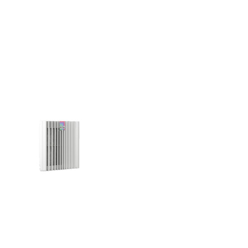 Blue e+ outlet filter, 204 × 204 mm, with pleated filter