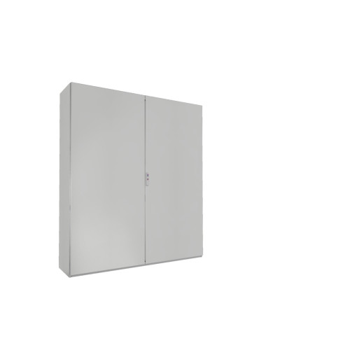 VX SE sheet-steel enclosure, 1600 × 1800 × 400 mm (W × H × D), 2 door(s), IP55