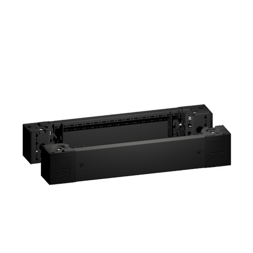 VX plinth front/rear assemblies, 100 mm high, for 600 mm enclosure width