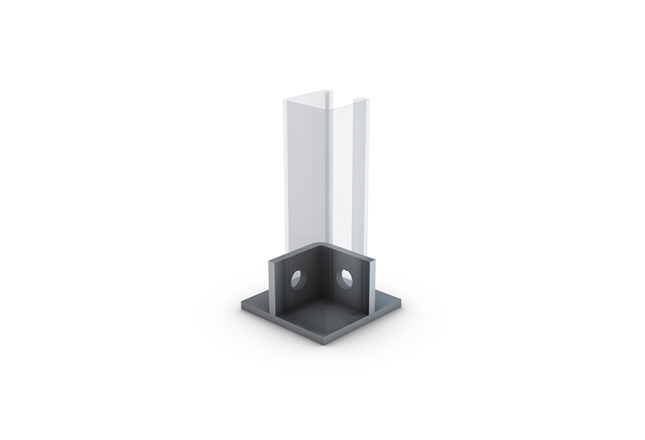 Unitrunk Single Channel Base Plate