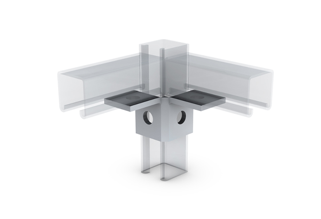 Unitrunk 3 Way Corner Bracket