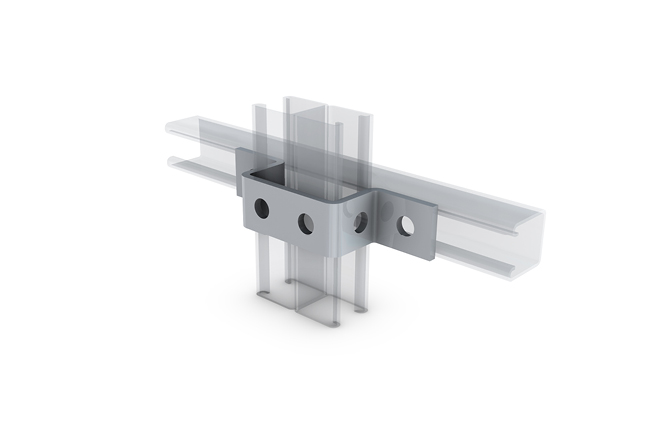 Unitrunk Double Channel Bracket