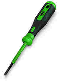 Operating tool, type 2, 3.5 × 0.5 mm blade with partially insulated shaft. For compatible terminal operating slots.